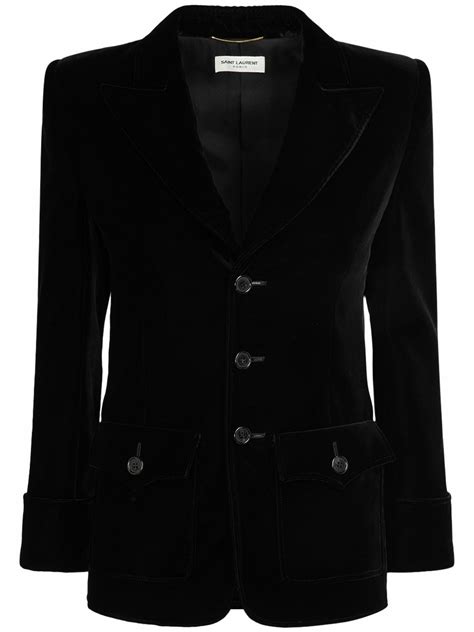 saint laurent jacket|saint laurent velvet suit jacket.